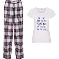 60 SECOND MAKEOVER Women's These May Look Like My Pyjamas But I Am Actually Dressed For the Day Pyjama Set in Pink | Size: Small
