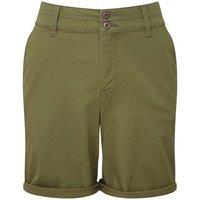 Asquith & Fox Women's Chino Lightweight Shorts in Olive | Size: 2XS