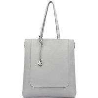Raffaella Women's Large twin handle shopping bag in Stone