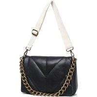 Raffaella Women's Chain detail cross body bag in Black