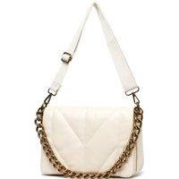 Raffaella Women's Chain detail cross body bag in White