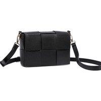Raffaella Women's Woven Crossbody Bag in Black