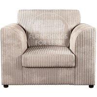 Luxor Jumbo Cord Fabric Armchair
