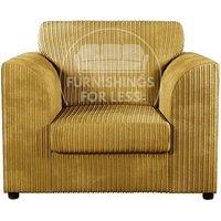 Luxor Jumbo Cord Fabric Armchair