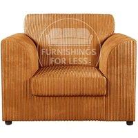 Luxor Jumbo Cord Fabric Armchair