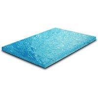 Rest Relax Memory Gel High Reacting Foam Orthopaedic Mattress Topper, 5cm in Blue | Size: Small Double