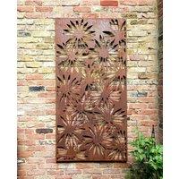 F&G Supplies Daisies Decorative Screen Wall Art 1.8m Tall in Grey