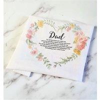 Afewhometruths Men's Set Of Two Handkerchiefs Thank You Dad | Size: 37.5R