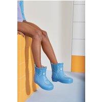 Grass & Air Short Welly Boot in Bright Blue | Size: Infant 3