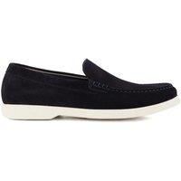Dune London Men's 'Buftonn' Suede Loafers in Blue | Size: 10