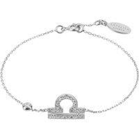 Latelita Women's Zodiac Horoscope Star Sign Bracelet Libra in Silver