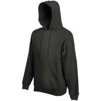Fruit of the Loom Men's Premium 70 30 Hooded Sweatshirt Hoodie in Charcoal | Size: Small