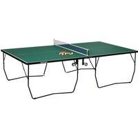 9FT Folding Table Tennis Table with 8 Wheels, for Indoors