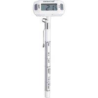 KitchenCraft Digital Probe Thermometer, -45 to 200 deg C, Blister Carded in White