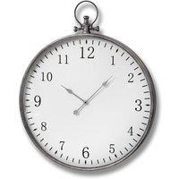 Silver Pocket Watch Wall Clock