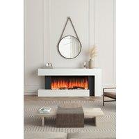 Living and Home 50 Inch Electric Fireplace in White