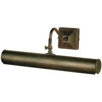 Netlighting Picture Light 2 Light Large Picture Wall Light Black Gold E14