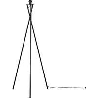 ValueLights Camden Black Metal Stem Tripod Floor Lamp Base