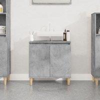 Sink Cabinet Concrete Grey 58x33x60 cm Engineered Wood