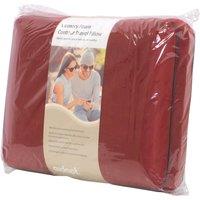 Aidapt Memory Foam Contour Travel Pillow Red