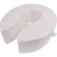 Aidapt 6 inch Padded Toilet Seat inch in White