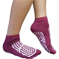 Aidapt Patient Slipper Socks Purple L