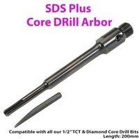 Loops 200mm SDS Hex Core Drill Arbor Bit Fits " BSP TCT & Diamond Core Drill