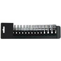 Loops 13 Piece Socket Set 4mm 14mm Chrome Vanadium Square 1/4" Metric Driver