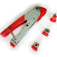Loops F Type BNC & RCA 3 in 1 Coaxial Compression Crimp Tool RG59 RG6 CCTV Sky Sat
