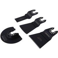 Loops 4 Piece Multi Tool Cutting & Floor Scraping Set Bi Metal Wood Oscillating Cutter