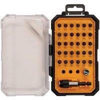 Loops 32 Piece S2 Steel High Torque Impact Bits Set Pozzi Slotted TORX Drill & Drivers in Metallics
