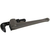 Loops 355mm (14" Inch) Aluminium Handle Adjustable Pipe Wrench Smooth Pipes Grips