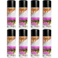 ProKleen Clear Lacquer Spray Protects & Seals Multi Surface Use Matt 8 x 400ml