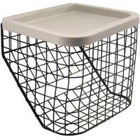 Loops Lightweight Tri-Walker Basket - Sturdy & Removable - Lid Included Max Load 5kg