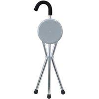 Loops Folding Seat Cane - Walking Cane with Integrated Folding Seat - Portable Stool