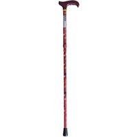 Loops Deluxe Ambidextrous Foldable Walking Cane - 5 Height Settings - Cherry Blossom