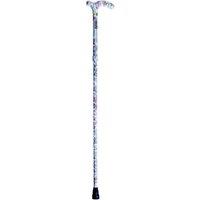 Loops Deluxe Ambidextrous Foldable Walking Cane - 5 Height Settings - Floral Design