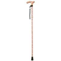 Loops Deluxe Ambidextrous Foldable Walking Cane - 5 Height Settings - Printemps