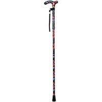 Loops Deluxe Ambidextrous Foldable Walking Cane - 5 Height Settings - Kimono