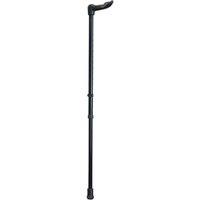 Loops Left Handed Ergonomic Handled Walking Stick - Palm Grip - 14 Heght Settings