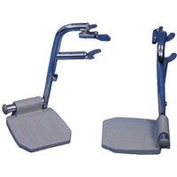 Loops Pair of Footrests for ve00274 & ve00275 - Chrome Plated Swing Away Footrest