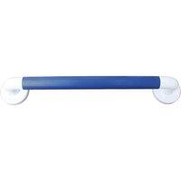 Loops Bathroom Grab Bar with Blue Grip - 450mm Length - Reinforced Fixing Points