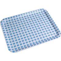 Loops Durable Non Slip Lap Tray - Lightweight Easy to Clean Meal Tray - Blue & White