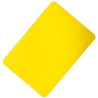 Loops Yellow Silicone Anti Slip Table Mat - 350 x 250mm - Dishwasher Safe Dining Mat