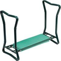 Loops Folding Multi Use Garden Kneeler & Bench - Cushioned Seat - Gardening Aid