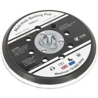 Loops 150mm Universal DA Backing Pad - 5/16 Inch UNF or M8 Thread - Dust Free