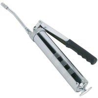 Loops Side Lever Grease Gun - 3-Way Fill - Rigid Delivery Tube - Contoured Pump Handle