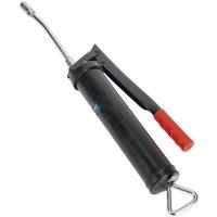 Loops Side Lever Grease Gun - 3-Way Fill - Rigid Delivery Tube - 4 Jaw Coupling