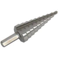 Loops HSS 4341 Double Flute Step Drill Bit - 4mm to 22mm Holes - Precision Drilling