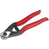 Loops 190mm Wire Rope Spring Cutters - Carbon Steel Blades - Spring Loaded Handles in Metallics